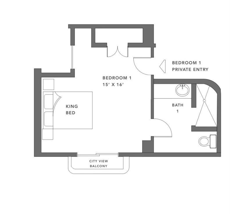 Apartment The Queen Of - Urban Empire En-suite View - For Couples In Mind *